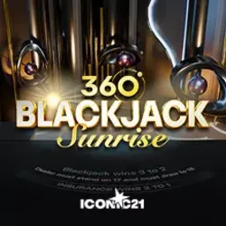 Blackjack 360 Sunrise — Betconstruct live casino game at Spinalto