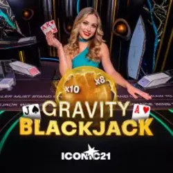 Gravity Blackjack — Betconstruct live casino game at Spinalto